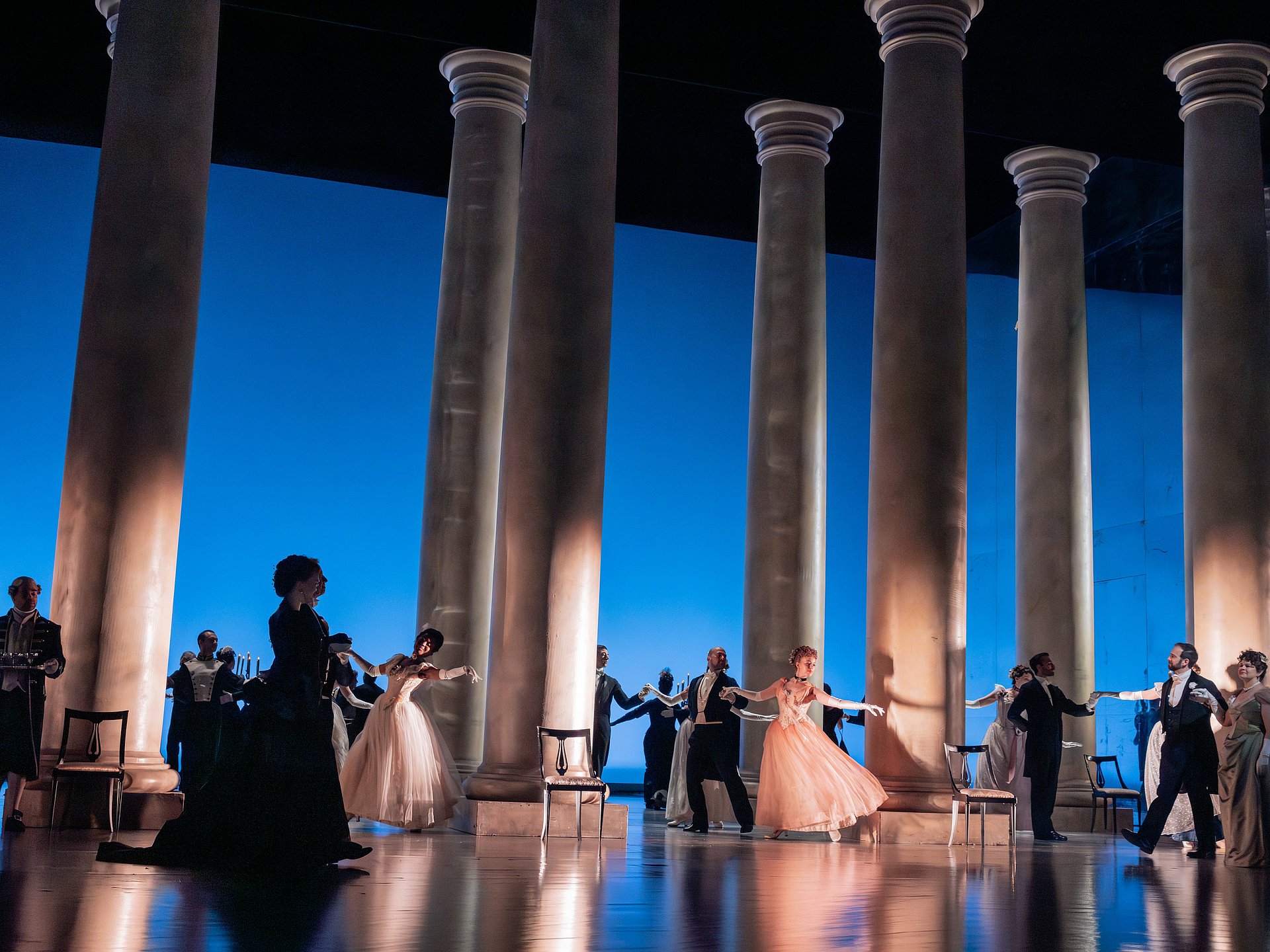 Szene von der Oper EUGEN ONEGIN