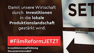 #FilmReformJETZT - Warum Deutschland eine Investitionsverpflichtung braucht