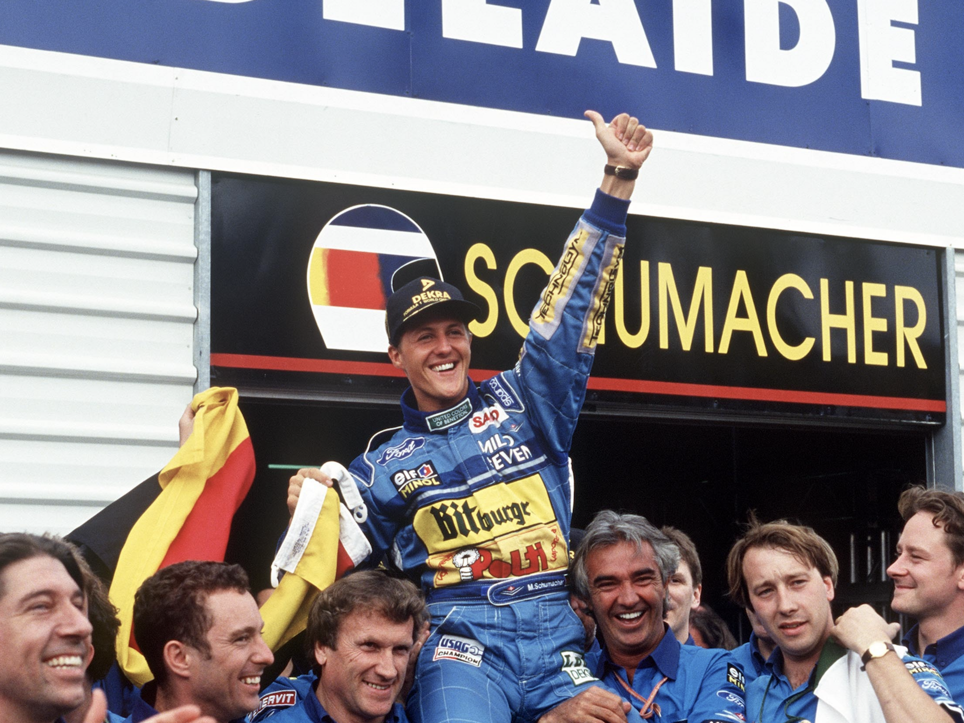 SCHUMACHER '94 - THE BIRTH OF A LEGEND Image from the documentary SCHUMACHER '94 - THE BIRTH OF A LEGEND