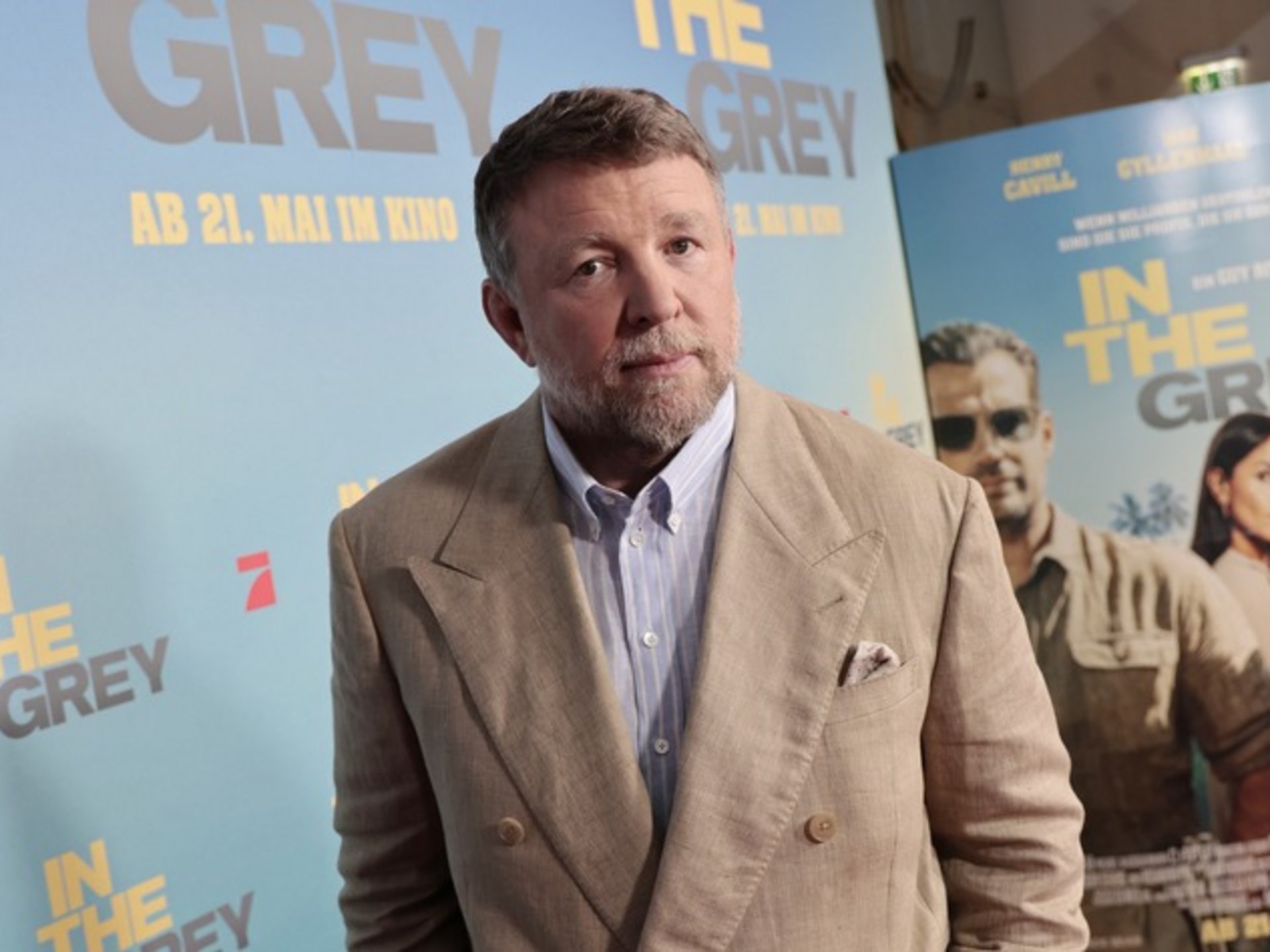Director Guy Ritchie at Berlin premiere of IN THE GREY
